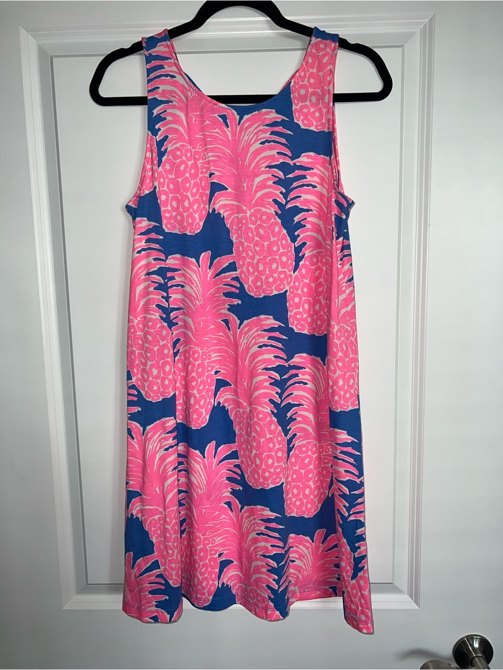 Lily Pulitzer Pink Pineapple Print Sleeveless Dress